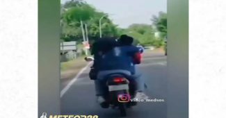 Video Sepasang Kekasih Viral, Terekam Kamera Sedang Bercumbu Sepeda Motor